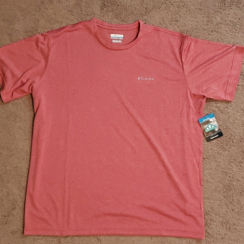 Heathered red Columbia Men's Shirt